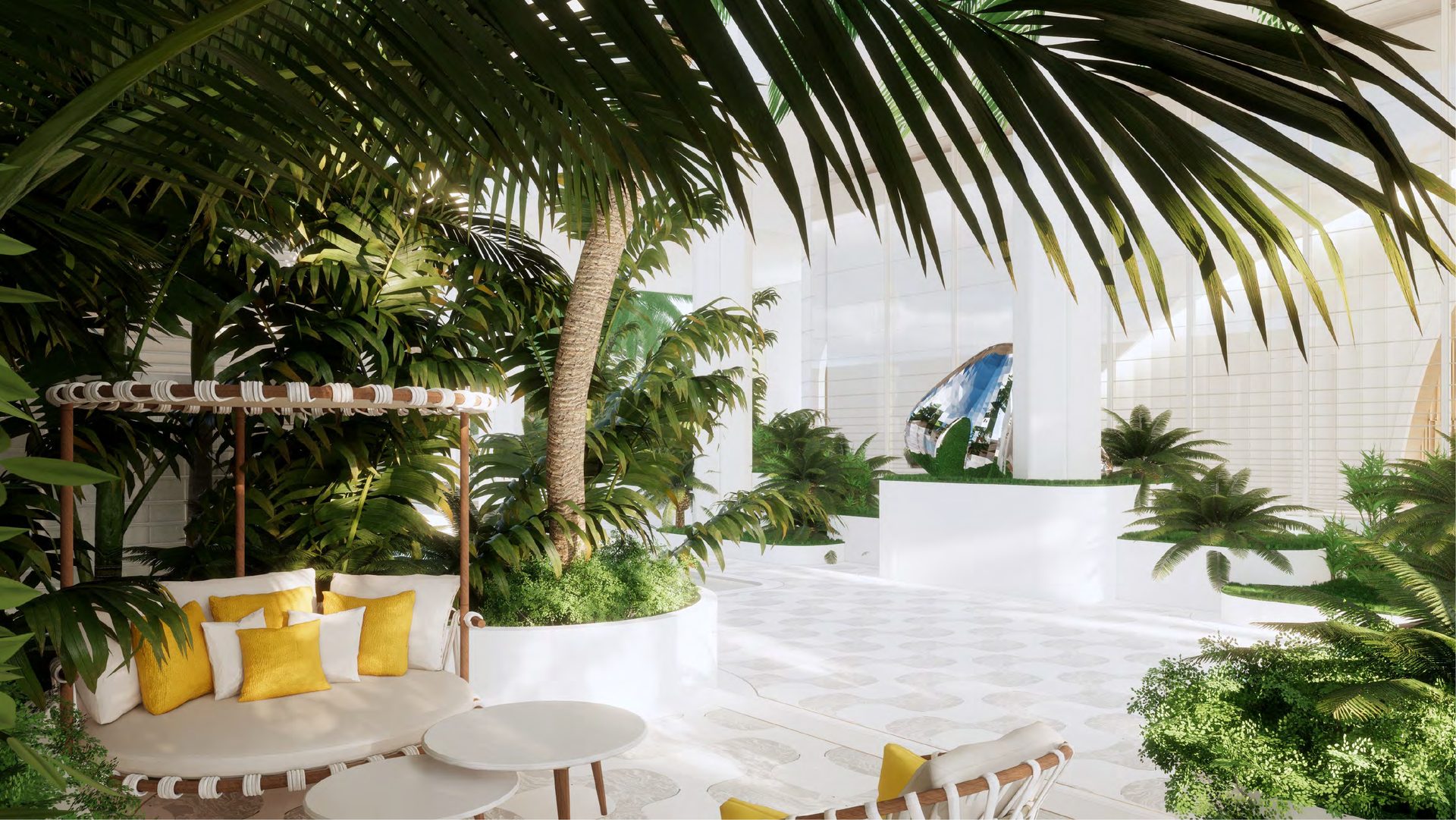 Art Deco architecture detail at The Ritz-Carlton South Beach and The Sagamore